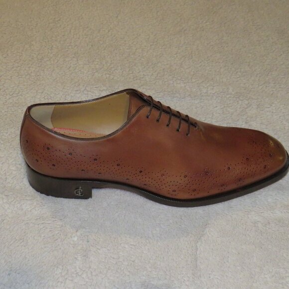 Christian Louboutin Corteobello Havane Medallion Red Bottom Oxford US 13 NWB main image 8